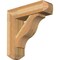 Ekena Millwork Funston Craftsman Rough Sawn Bracket w/ Offset Brace, Western Red Cedar, 8"W x 28"D x 28"H BKT0806X28X28FST04RWR - alternate 1